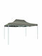 Faltbarer Pavillon Garten KIOSK-3X3GREY Gray 3x3m