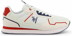 U.S. Polo Assn. NOBIL004M-2HT1 Ανδρικά Sneakers Λευκά