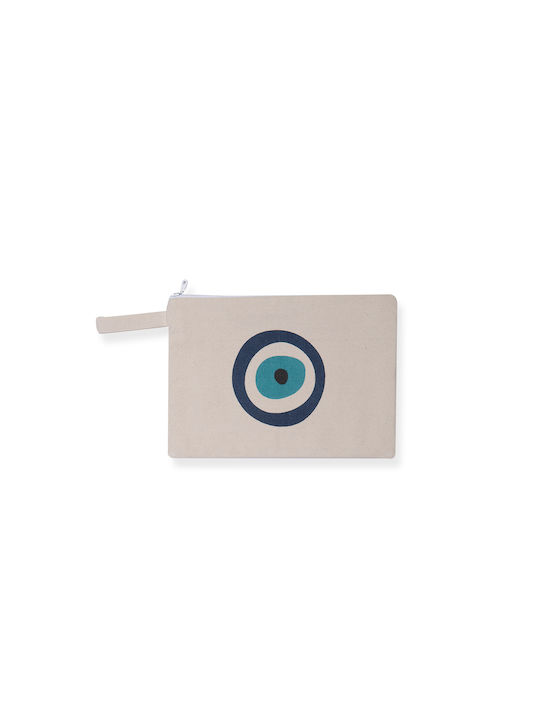 Toiletry Bag Good Luck in White color 35cm