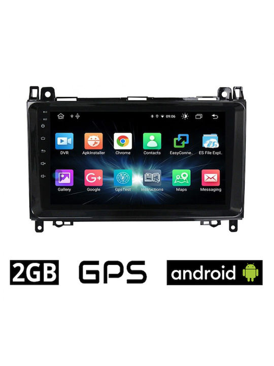 Booma Sistem Audio Auto pentru Mercedes-Benz Sprinter / Vito / Viano 2004-2019 (Bluetooth/USB/WiFi/GPS/Apple-Carplay) cu Ecran Tactil 9"