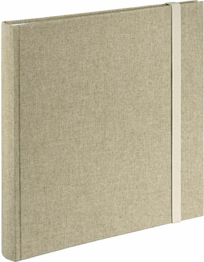 HAMA Album Jumbo Tessuto 60 Pages Suitable for Photos 10x15cm Beige 30x30cm