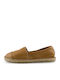 Women's Leather Espadrilles Tabac Brown