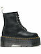 Pascal Max Leather Women's Ankle Boots with Medium Heel Black