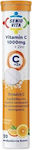 Senio Vita Vitamin C & Zinc Vitamin für Energie & das Immunsystem 1000mg Orange 20 Registerkarten