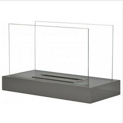 EcoHot Bio Luna 60 Επιτραπέζιο Εσωτερικού Χώρου Black 60x30x38cm