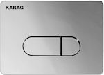Karag Siena Placă de scurgere pentru toalete Dual Flush S228-0120
