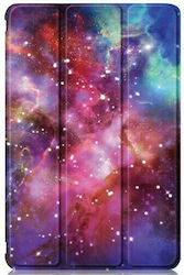 Tri-Fold Flip Cover Piele artificială Galaxies (Galaxy Tab A8) 101243493D