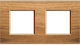 Legrand Living Light Schalterrahmen 2-fach Hori...