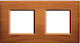 Legrand Living Light Schalterrahmen 2-fach Hori...