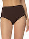 Blu4u Bikini Slip High Waist Brown