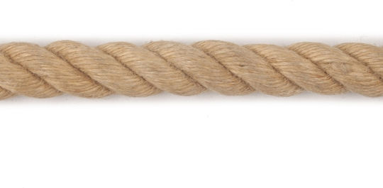 E-Sea Σχοινί Verdreht 6mm 1m Jute Vierstrang