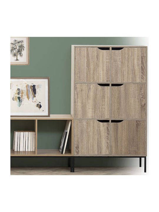 Schrank Boden Coffee 67.5x32x100.5cm