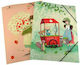 Santoro Folder with Rubber Band and Ears for Paper A4 Kori Kumi (Μiscellaneous Designs/Colors)