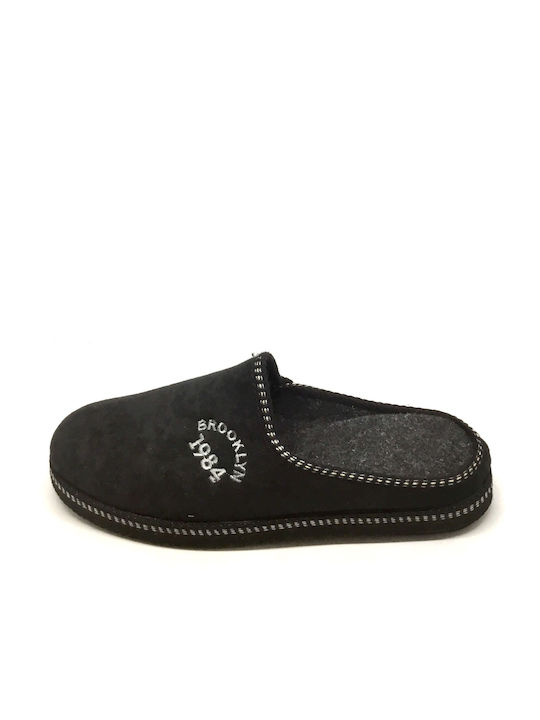 Dicas Men's Slipper Black