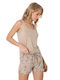 Aruelle Women's Pajama Blake Short Dark Beige