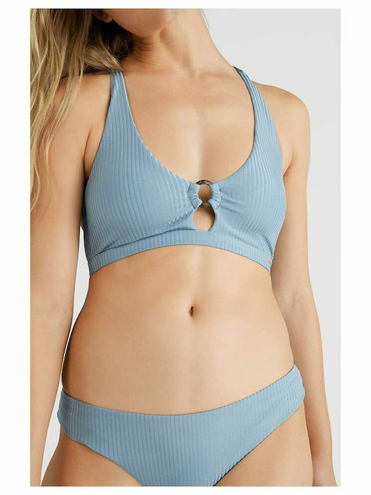 Set Bikini Triunghi Cu Burete Detașabil Albastru Deschis