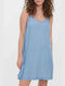 Vero Moda Summer Mini Dress Denim Light Blue