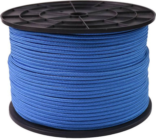 E-Sea Σχοινί Πλεκτό 8mm 1m από Πολυπροπυλένιο Μπλε