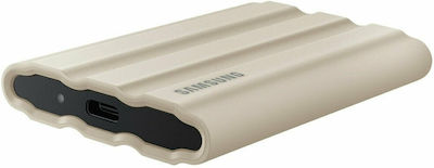 Samsung T7 Shield USB-C Εξωτερικός SSD 2TB 2.5" Μπεζ
