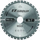 FFG Δίσκος Κοπής Ξύλου με 40 Δόντια 216mm