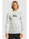 Quiksilver All Time UPF 50 Ανδρική Μακρυμάνικη Αντηλιακή Μπλούζα Γκρι