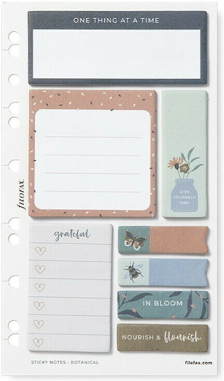 Filofax Αυτοκόλλητα Χαρτάκια Σημειώσεων Organiser Botanical