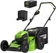 Greenworks GD60LM46HPK4 Μηχανή Γκαζόν Μπαταρίας 60V