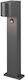 Trio Lighting Roya Outdoor Floor Lamp Small Post IP44 for GU10 Socket Gray