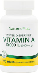 Nature's Plus Immunsystem-Unterstützung Wasserdispergierbares Vitamin A 10000 IE 90 Tabletten Nature's Plus Immunsystem-Unterstützung Wasserdispergierbares Vitamin A 10000 IE 90 Tabletten
