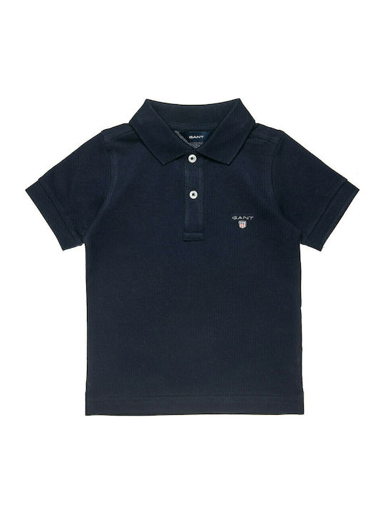 Kids' Polo Short Sleeve Navy Blue