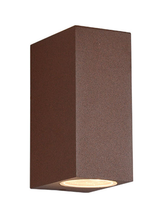 Trio Lighting Roya Wall-Mounted Outdoor Spot Light GU10 IP44 Double Beam 6x15εκ.