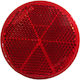 Proplast LKW-Reflektor Reflektierender runder Aufkleber 60mm Rot