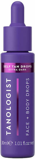 Tanologist Extra Dark Drops Self Tanning Lotion Προσώπου Ultra Dark 30ml