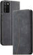 Bodycell Книга Изкуствена кожа Черен (Galaxy A03)