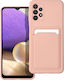 Forcell Card Back Cover Σιλικόνης με Υποδοχή για Κάρτες Κοραλί (Galaxy A32 5G)
