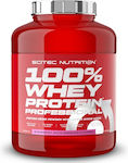 Scitec Nutrition 100% Whey Professional with Added Amino Acids Whey Protein Gluten Free with Flavor White Chocolate Strawberry 2.35kg