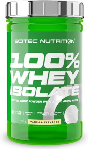 Scitec Nutrition 100% Whey Isolate Protein Whey Gluten Free with Flavor Vanilla 700gr