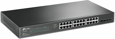 TP-LINK Jetstream TL-SG2428P v2 Managed L2 PoE+ Switch with 24 Gigabit (1Gbps) Ethernet Ports and 4 SFP Ports