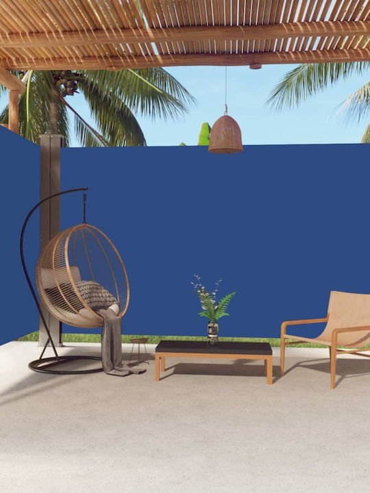 vidaXL Garden Sideway Sunshade Roller Μπλε 2.2x6cm