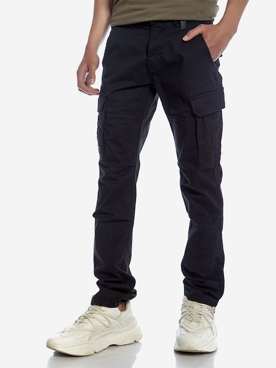 Camaro Trousers Cargo Elastic in Regular Fit Black