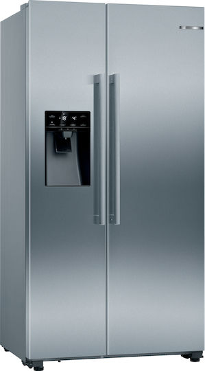 Bosch Ψυγείο Ντουλάπα 562lt Total NoFrost Υ178.7xΠ90.8xΒ70.7εκ. Inox KAD93AIEP