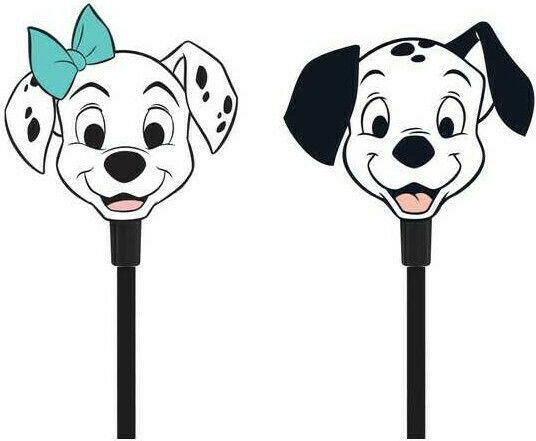 Disney The Dalmatians In-ear Handsfree με Βύσμα 3.5mm Μαύρο