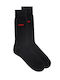 Hugo Herren Einfarbige Socken Schwarz 2Pack