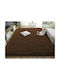 Fluffie Antiderapant Covor Rectangular Maro