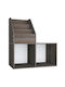 Παιδική Ραφιέρα Δαπέδου Γκρι/Sonoma Δρυς 71x30x78.5εκ.