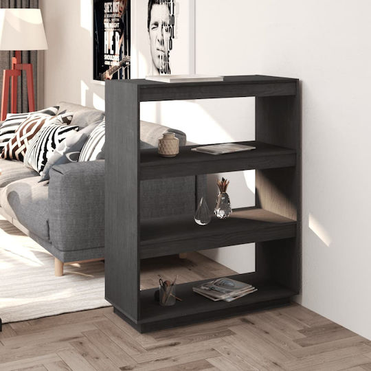 Bibliothek Grau 80x35x103cm