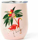 Legami Milano Flamingo Glass Thermos Stainless ...