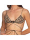 Bikini Triunghi Animal Print Maro
