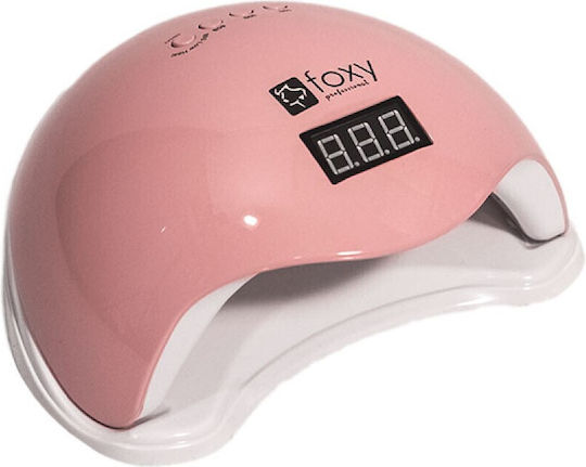 Foxy S5 Επαναφορτιζόμενο Φουρνάκι Νυχιών LED 48W Ροζ
