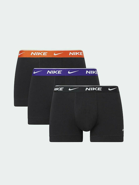 Nike Ανδρικά Μποξεράκια Μαύρα 3Pack